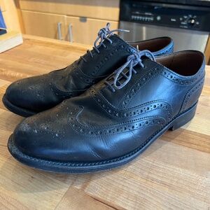 Grenson Men’s Wingtip Derby Shoes - Black - Size: UK: 12